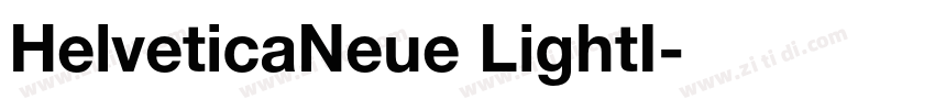 HelveticaNeue LightI字体转换
